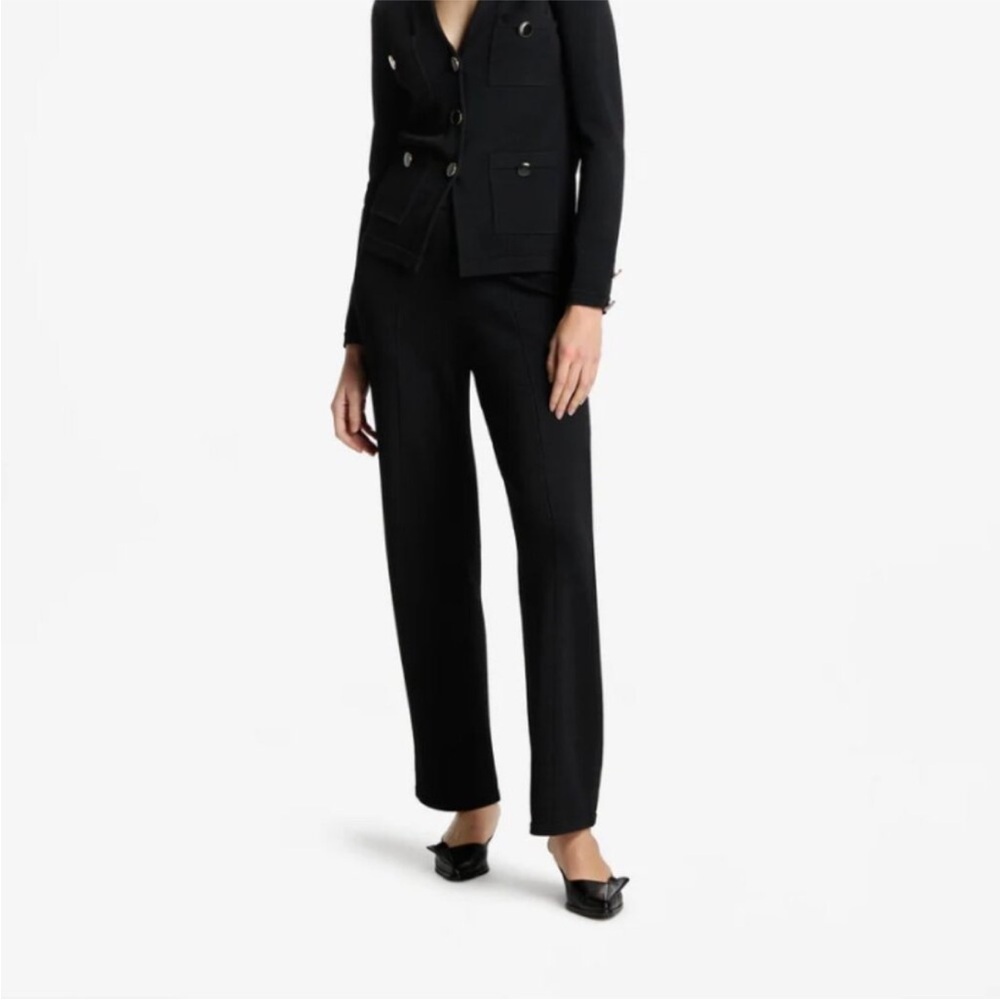 St. John Collection Basics Santiago Knit Pant Black Size 6